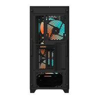 (LS) Gigabyte C301V2 RGB Tempered Glass E-ATX Black Mid Tower Gaming Chassis  2x3.5" 2x2.5" 2xUSB3.0 Detachable Dust Filter Liquid Cooling PSU ATX - Image 4