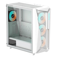 (LS) Gigabyte C301 RGB Tempered Glass E-ATX White Mid Tower Gaming Chassis  2x3.5" 2x2.5" 2xUSB3.0 Detachable Dust Filter Liquid Cooling PSU ATX - Image 2
