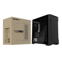 Gigabyte C102 GLASS BlackMid Tower case, Mini ITX / Micro ATX, 5x Expansion slots, 2x 3.5" Drive Support, 3x 2.5" Drive Support, 2x USB 3.0, 120mm Fan - Image 5