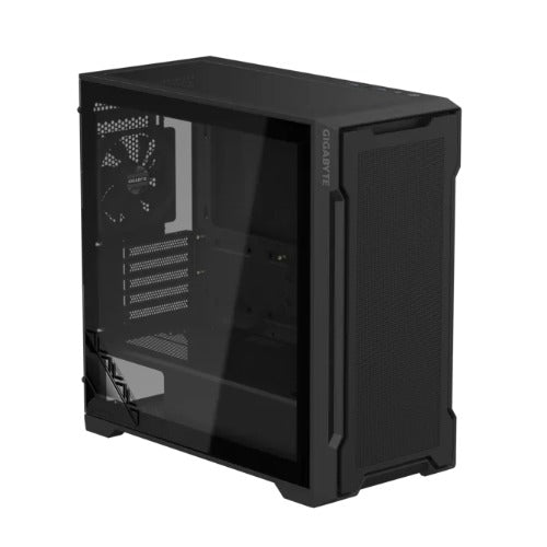 Gigabyte C102 GLASS BlackMid Tower case, Mini ITX / Micro ATX, 5x Expansion slots, 2x 3.5" Drive Support, 3x 2.5" Drive Support, 2x USB 3.0, 120mm Fan - Image 2