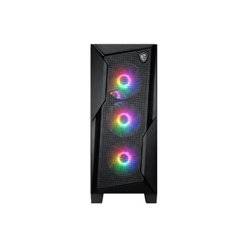 MSI MAG FORGE 130A AIRFLOW ATX Case, 2x USB 5Gbps, 1x Mic-in / Audio-out, 1x LED, 3x 2.5", 2x 2.5"/3.5", ATX / Micro-ATX / Mini-ITX - Image 2