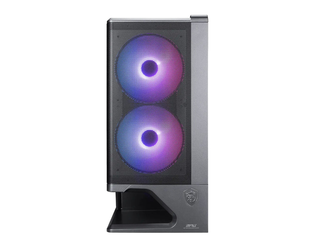 MSI MPG VIXTA 300R AIRFLOW PZ - BLACK, Mid-tower case with mesh front, 3 ARGB fans, USB-C 20Gbps, ATX support, optimized airflow - Image 4