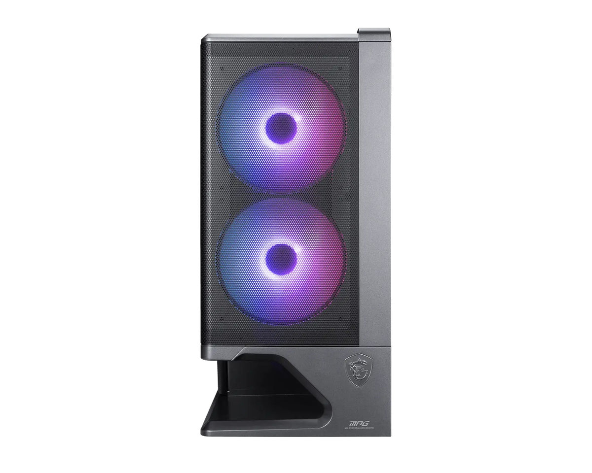 MSI MPG VIXTA 300R AIRFLOW PZ - BLACK, Mid-tower case with mesh front, 3 ARGB fans, USB-C 20Gbps, ATX support, optimized airflow - Image 4
