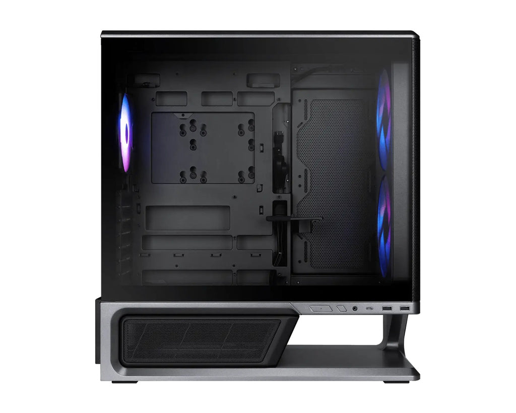 MSI MPG VIXTA 300R AIRFLOW PZ - BLACK, Mid-tower case with mesh front, 3 ARGB fans, USB-C 20Gbps, ATX support, optimized airflow - Image 2