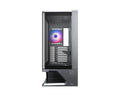 MSI MPG VIXTA 300R PZ - BLACK, Mid-tower case with panoramic tempered glass, 3 ARGB fans, USB-C 20Gbps, ATX/back-connect support, 420mm GPU clearance - Image 1