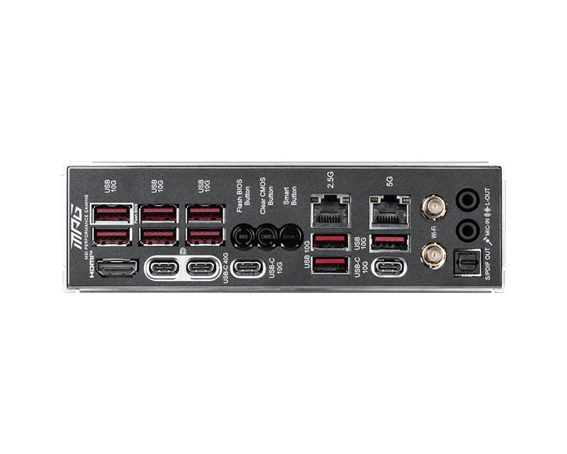 MSI MPG X870E CARBON MAX, AM5, AMD X870E, DDR5 9000+ OC, PCIe 5.0, Wi-Fi 7, Dual LAN 5G/2.5G, USB4 40Gbps, 4× M.2 - Image 4