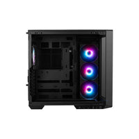 MSI MAG PANO 100R PZ BLACK Mid Tower, 2 x USB 5Gbps , 1x USB C 20Gbps, 1 x Audio-Out / Mic,, 3x 2.5", 2x 3.5" - Image 1