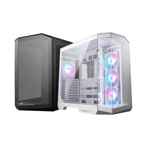 MSI MAG PANO 100R PZ BLACK Mid Tower, 2 x USB 5Gbps , 1x USB C 20Gbps, 1 x Audio-Out / Mic,, 3x 2.5", 2x 3.5" - Image 3