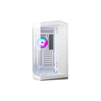 MSI MAG PANO 100R PZ WHITE Micro ATX Case, 2 x USB 5Gbps , 1x USB C 20Gbps, 1 x Audio-Out / Mic,, 3x 2.5", 2x 3.5", Micro ATX / Mini ITX - Image 1