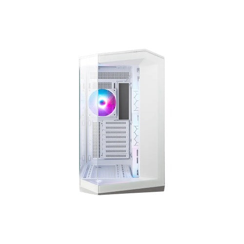 MSI MAG PANO 100R PZ WHITE Micro ATX Case, 2 x USB 5Gbps , 1x USB C 20Gbps, 1 x Audio-Out / Mic,, 3x 2.5", 2x 3.5", Micro ATX / Mini ITX - Image 4