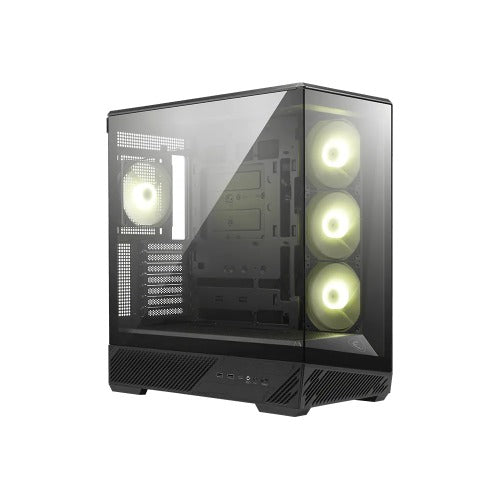 MSI MAG PANO 130R PZ -BLACK – ATX/mATX/ITX, 400mm GPU, 165mm CPU, 7 slots, 6×120mm, 360 rad top/side, 2×USB-A, 1×USB-C 20Gbps, 460×232×490mm, 8.37kg - Image 3