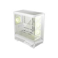 MSI MAG PANO 130R PZ -WHITE – ATX/mATX/ITX, 400mm GPU, 165mm CPU, 7 slots, 6×120mm, 360 rad top/side, 2×USB-A, 1×USB-C 20Gbps, 460×232×490mm, 8.37kg - Image 1