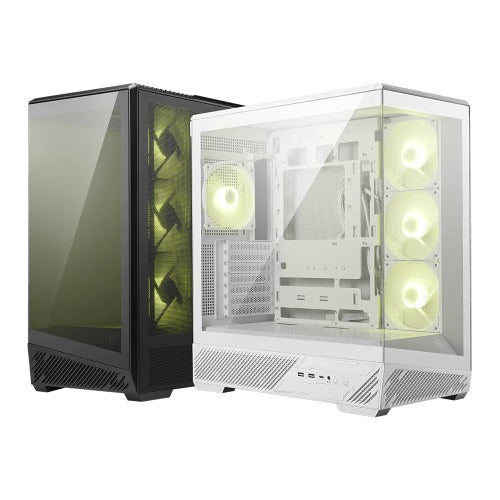 MSI MAG PANO 130R PZ -WHITE – ATX/mATX/ITX, 400mm GPU, 165mm CPU, 7 slots, 6×120mm, 360 rad top/side, 2×USB-A, 1×USB-C 20Gbps, 460×232×490mm, 8.37kg - Image 2