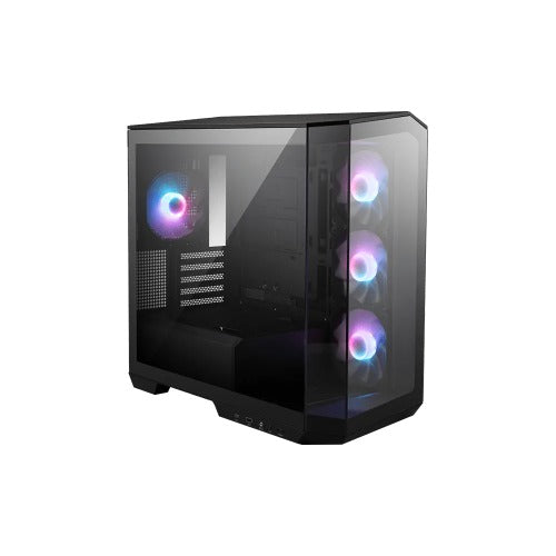 MSI MAG PANO M100R PZ BLACK Micro ATX Case, 1x USB 3.2, 2x USB 2.0, 1x Audio, 1x Mic, 4x PCI-E, 2x 2.5", 2x 3.5", Micro ATX / Mini ITX(LS) - Image 2