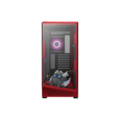 MSI PANO 130R MLG EDITION, Mid-Tower, ATX/M-ATX/ITX, 400mm GPU, 165mm CPU cooler, USB-C 20Gbps, 4 ARGB fans, 360mm rad, PSU 180mm, 7 slots, 3 SSDs - Image 3
