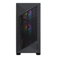 MSI PRO FORGE M050A Mini-Tower, mATX/ITX, GPU 300mm, CPU 160mm, PSU 170mm, 4 slots, 4×RGB fans, 2×2.5", 2×3.5", 120/240mm top rad, 388×200×423mm - Image 2
