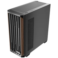 OKINOS Cypress 7 Wood, Mid Tower Gaming PC Case, ATX/M-ATX/ITX, Tempered Glass, USB-C 10Gbps, 4x120mm PWM Fans, GPU ≤415mm, CPU ≤165mm - Image 2