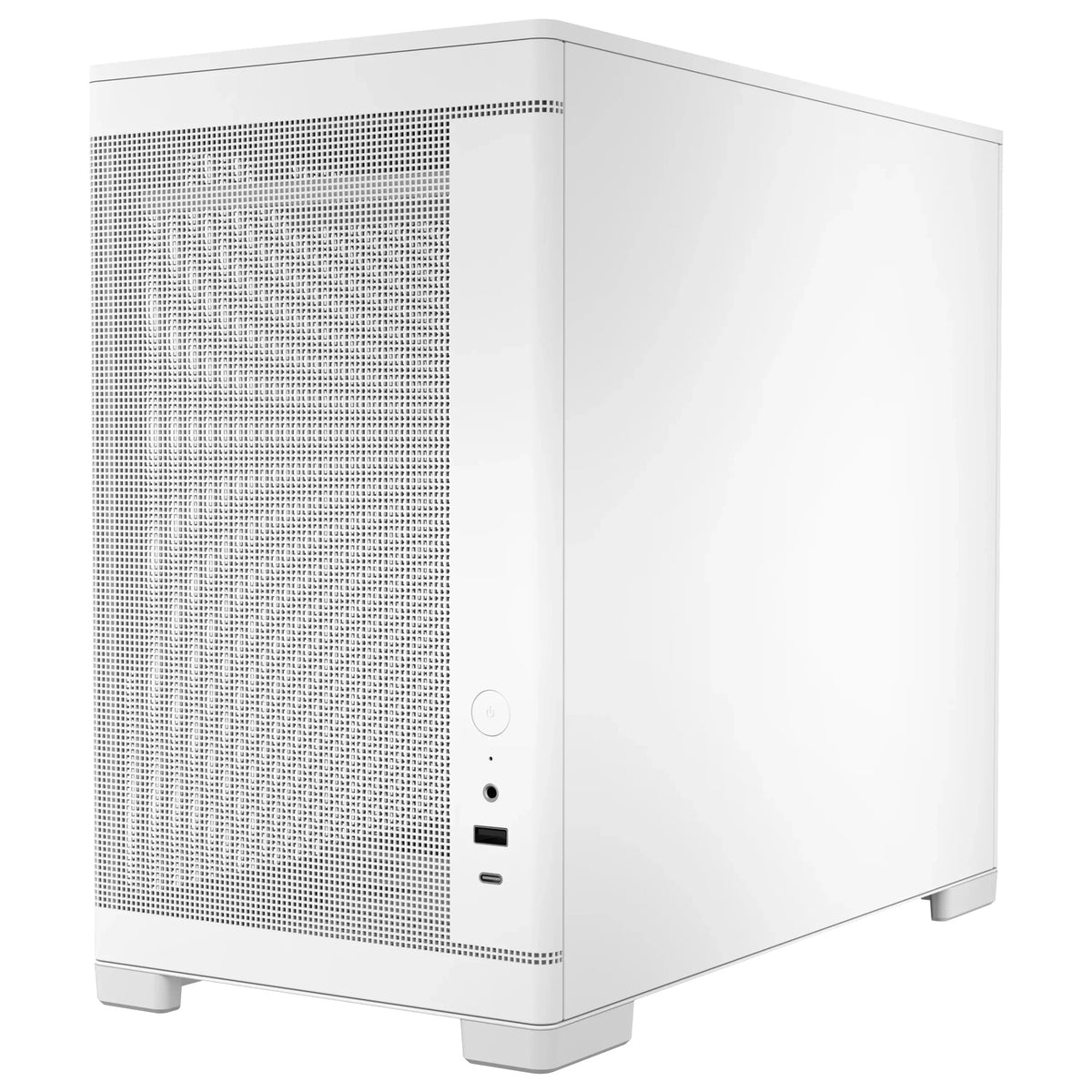 OKINOS Mini Art 4 - White, Mini Tower, Micro-ATX/ITX, Mesh Panels, USB-C 10Gbps, 3 Fans, 240mm Radiator, 330mm GPU Clearance - Image 2