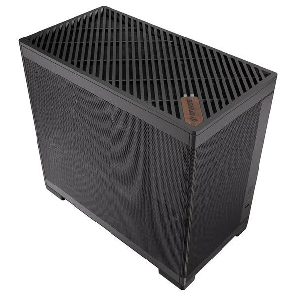 OKINOS Mini Art 4 OKINOS Mini Art 4, Mini Tower, mATX/ITX, 395×200×343mm, USB-C 10Gbps, Mesh side, 3×120mm fans, GPU ≤330mm, CPU ≤165mm, PSU ≤150mm