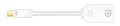 Mini Display Port (M ) to Display Port (F) cable - 15cm (LS) - Image 1