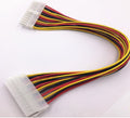 8ware 24 Pin ATX Power Supply Extension Cable Sleeved 30cm Male to Female (20+4 Pin) Power Supply to Motherboard - Image 1