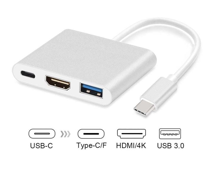 8Ware USB Type-C to HDMI Adapter Cable with Type-C Charging Port - Up to 60W - Image 1