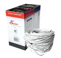 8ware CAT6 UTP Cable 305m Roll Grey Full Copper UTP Solid Wire Ethernet LAN RJ45 Network 23AWG 0.55cu 2x4 Pair pvc Jacket Indoor 1YR WTY - Image 1
