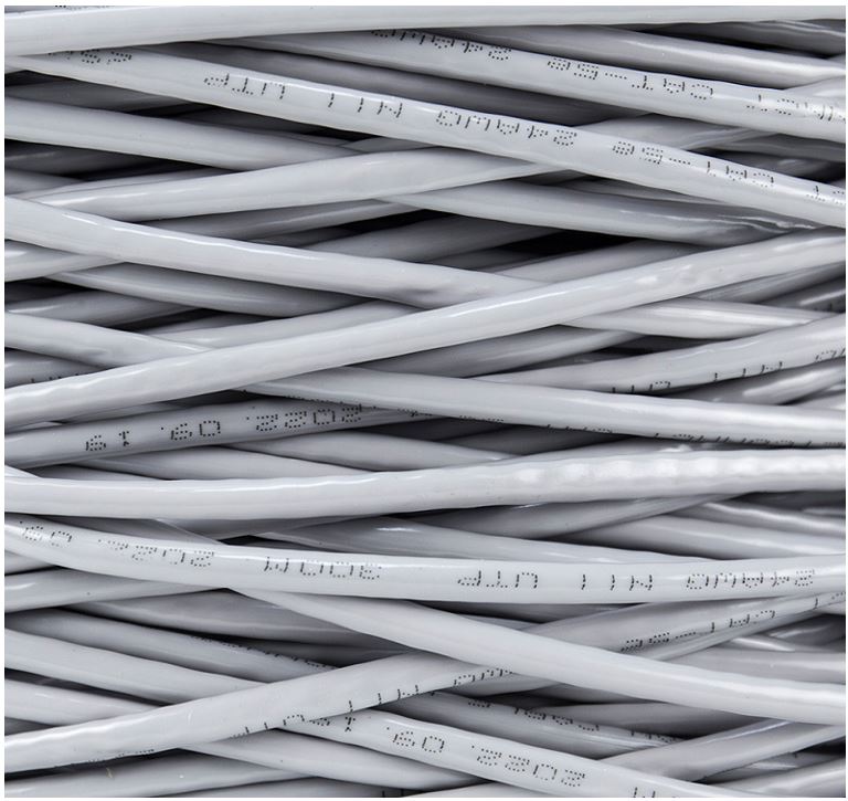 8ware CAT6 UTP Cable 305m Roll - Grey White Full 0.55mm Copper UTP stranded Ethernet LAN Network 24AWG 0.55cu 2x4p pvc Jacket - Image 3