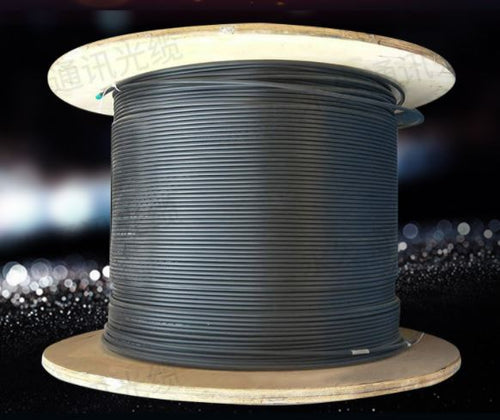8Ware 350m CAT6A Ethernet Outdoor Underground Shielded External LAN Cable Roll on Rell Box Black Copper Twisted Core PE Jacket 23AWG - Image 1