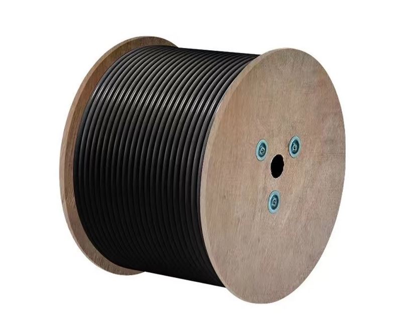 8Ware 350m CAT6A Ethernet Outdoor Underground Shielded External LAN Cable Roll on Rell Box Black Copper Twisted Core PE Jacket 23AWG - Image 2