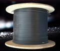 8Ware 350m CAT6A Ethernet Outdoor Underground Shielded External LAN Cable Roll on Rell Box Black Copper Twisted Core PE Jacket 23AWG - Image 1
