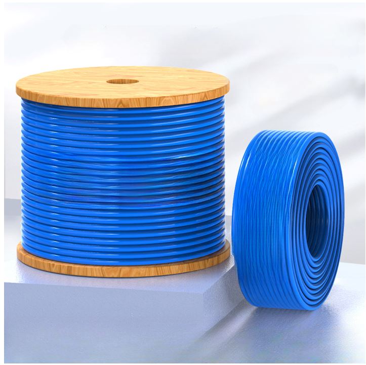8Ware 350m CAT6A Ethernet 24AWG 30V LAN Stranded Core Cable Roll Bare Copper Twisted Core PVC Jacket on Reel Box Blue >305m - Image 5
