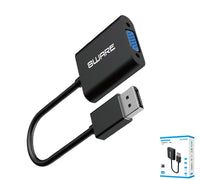 8ware DisplayPort DP to VGA Adapter Converter Cable Male to Female Retail Pack 4K Gold-Plated for Video Card PC Laptop MacBook to Monitor Projector TV - Image 5