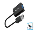 8ware DisplayPort DP to VGA Adapter Converter Cable Male to Female Retail Pack 4K Gold-Plated for Video Card PC Laptop MacBook to Monitor Projector TV - Image 1