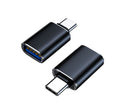 8Ware USB-C Male to USB-A Female OTG Adapter For Laptop, Wall Chargers,Phone Black - Image 1