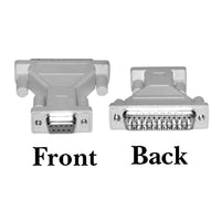8Ware D-SUB DB 25-pin to DB 9-pin Male to Female Adapter no cable - Image 3