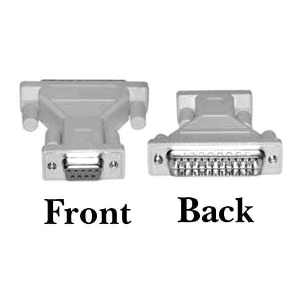 8Ware D-SUB DB 25-pin to DB 9-pin Male to Female Adapter no cable - Image 3