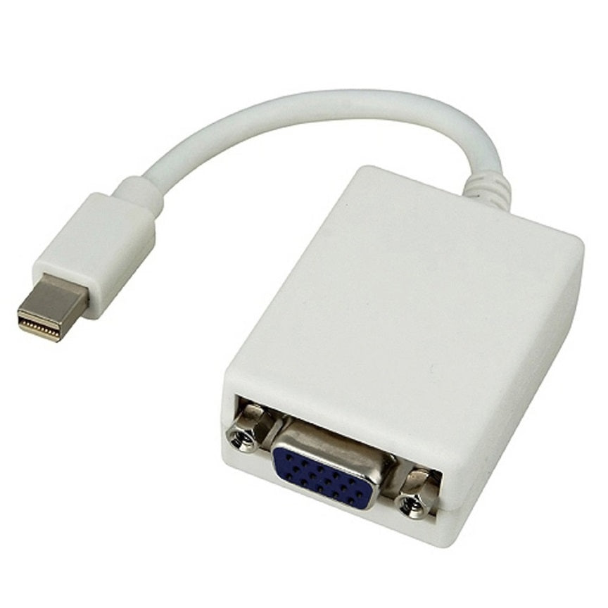 8Ware Mini DisplayPort DP 20-pin to VGA 15-pin 20cm Male to Female Adapter Cable - Image 1