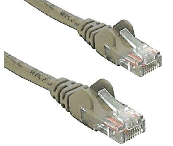 8ware CAT5e Cable 25cm / 0.25m - Grey Color Premium RJ45 Ethernet Network LAN UTP Patch Cord 26AWG CU Jacket - Image 1