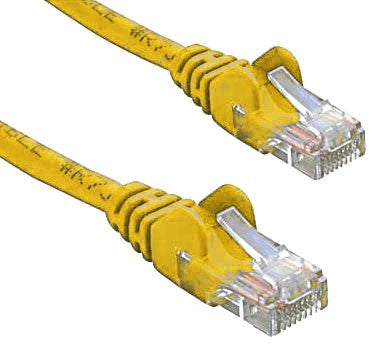8ware CAT5e Cable 2m - Yellow Color Premium RJ45 Ethernet Network LAN UTP Patch Cord 26AWG CU Jacket - Image 2