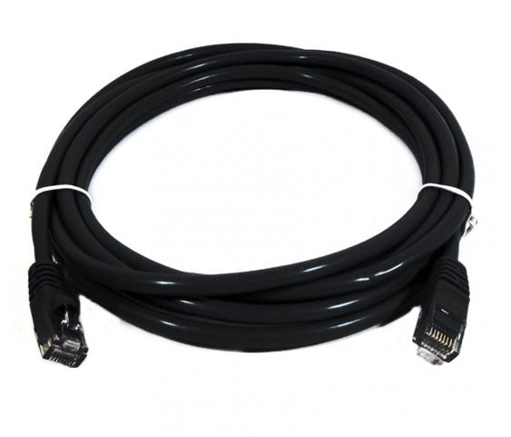 8Ware CAT6 Cable 0.25m - Black Premium RJ45 Ethernet Network LAN UTP Patch Cord 26AWG CU Jacket - Image 2