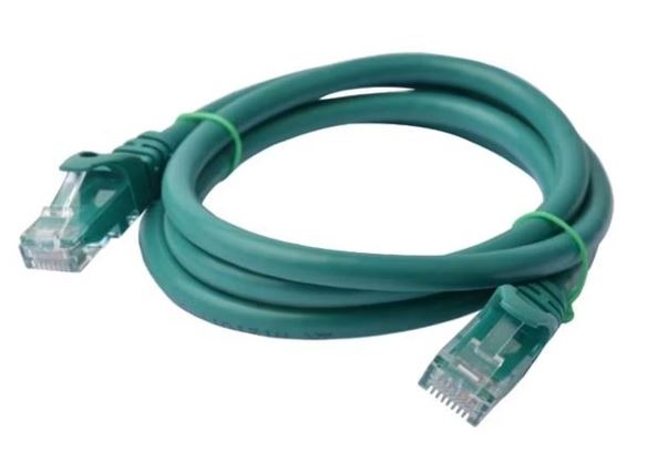8Ware CAT6 Cable 0.25m - Green Premium RJ45 Ethernet Network LAN UTP Patch Cord 26AWG CU Jacket - Image 2