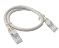 8Ware CAT6 Cable 0.25m - Grey Premium RJ45 Ethernet Network LAN UTP Patch Cord 26AWG CU Jacket - Image 1