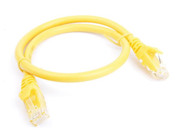 8Ware CAT6 Cable 0.25m - Yellow Premium RJ45 Ethernet Network LAN UTP Patch Cord 26AWG CU Jacket - Image 2