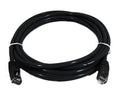 8Ware CAT6 Cable 0.5m - Black Premium RJ45 Ethernet Network LAN UTP Patch Cord 26AWG CU Jacket - Image 1