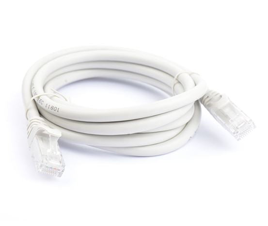 8Ware CAT6 Cable 2m - Grey Premium RJ45 Ethernet Network LAN UTP Patch Cord 26AWG CU Jacket - Image 1