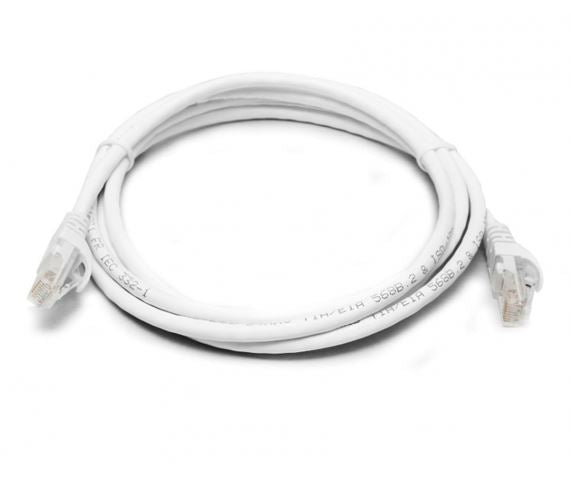 8Ware CAT6 Cable 2m - White Premium RJ45 Ethernet Network LAN UTP Patch Cord 26AWG CU Jacket - Image 1