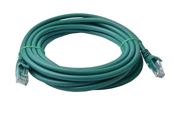 8Ware CAT6 Cable 3m - Green Premium RJ45 Ethernet Network LAN UTP Patch Cord 26AWG CU Jacket - Image 1