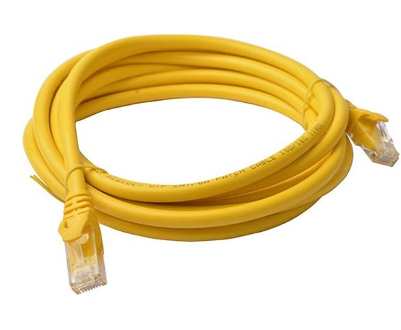 8Ware CAT6 Cable 3m - Yellow Premium RJ45 Ethernet Network LAN UTP Patch Cord 26AWG CU Jacket - Image 2