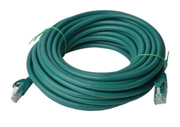 8Ware CAT6 Cable 40m - Green Premium RJ45 Ethernet Network LAN UTP Patch Cord 26AWG CU Jacket - Image 2